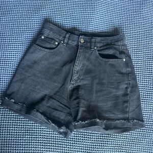 ASOS Charcoal Jean Shorts